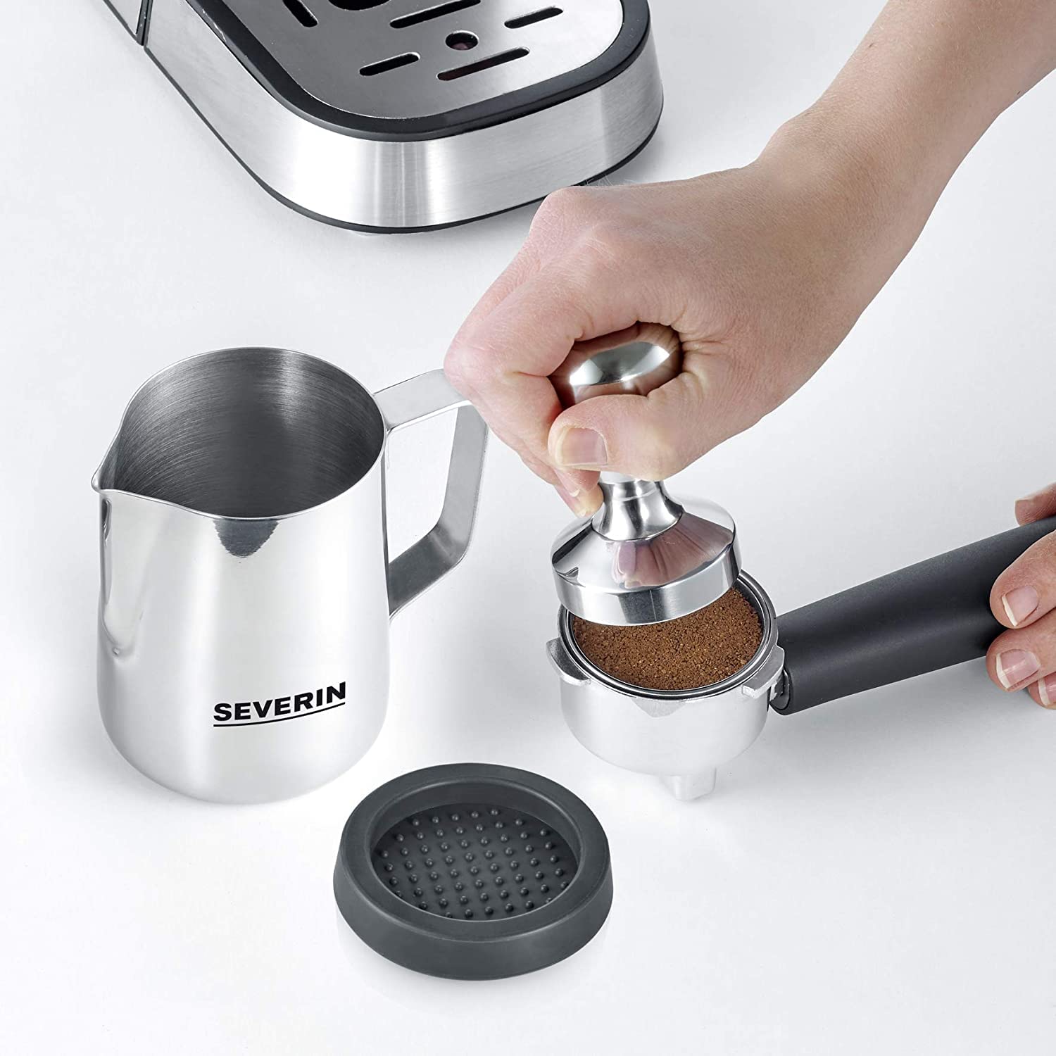 Severin ZB 5996 set barista acciaio inox 450 ml