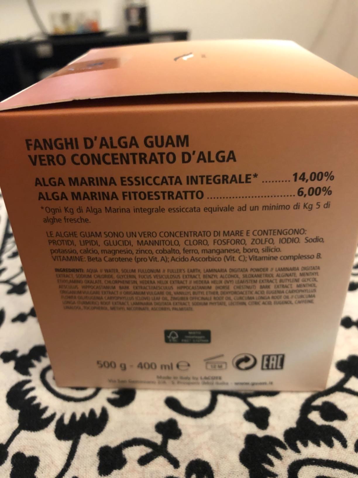 Guam Fanghi d'Alga Fango Cellulite Ostinata 500 g