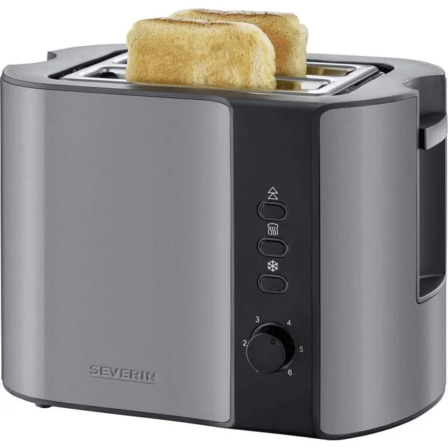 Severin AT 9541 tostapane 2 fette grigio nero 800 W