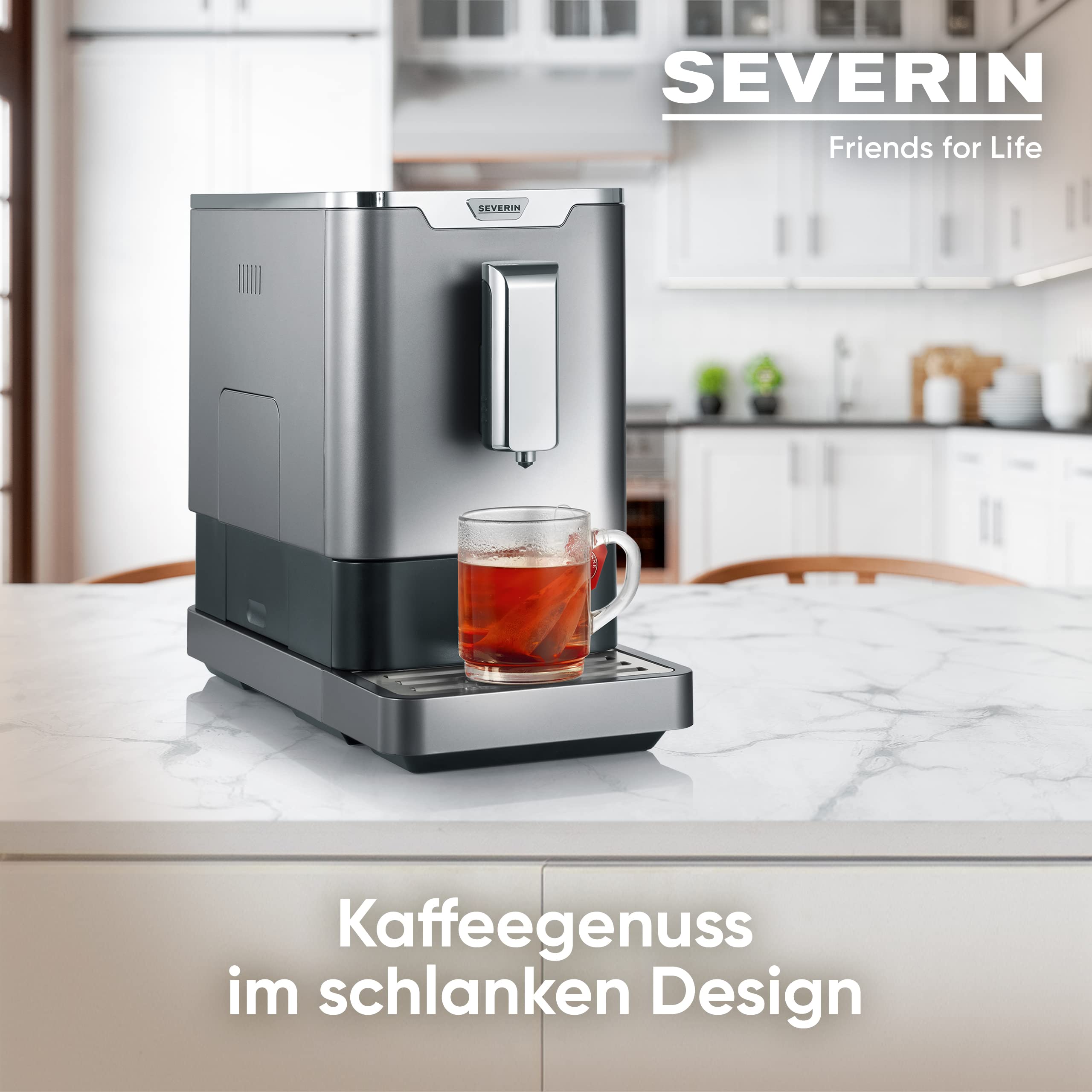 Severin Caffè e colazione KV 8090 macchina caffè automatica 19 bar