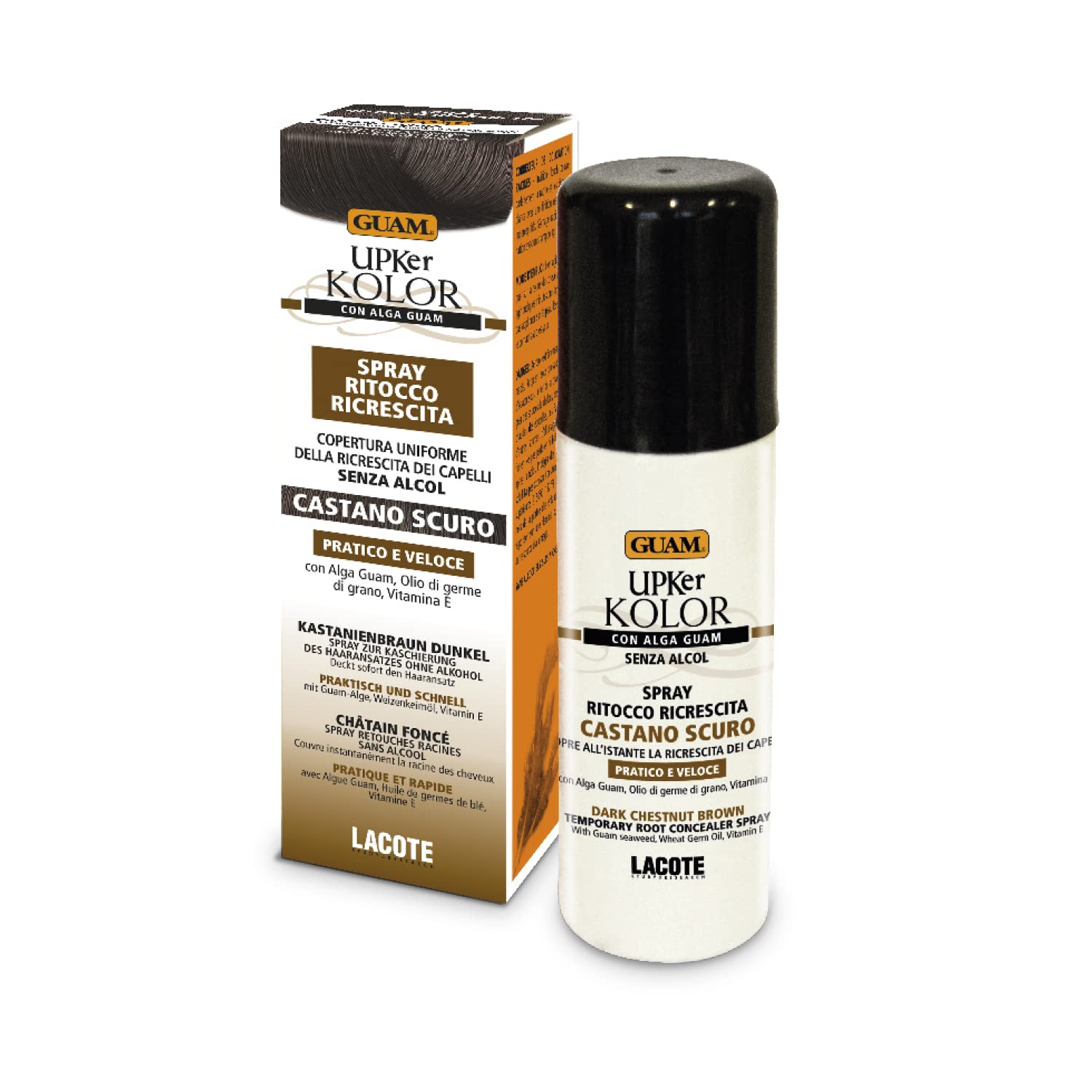Guam Upker Kolor spray ricrescita 75 ml nero