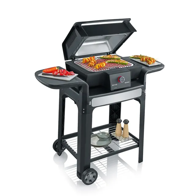Severin Grigliate SEVO GTS PG 8107 barbecue elettrico supporto 500°C