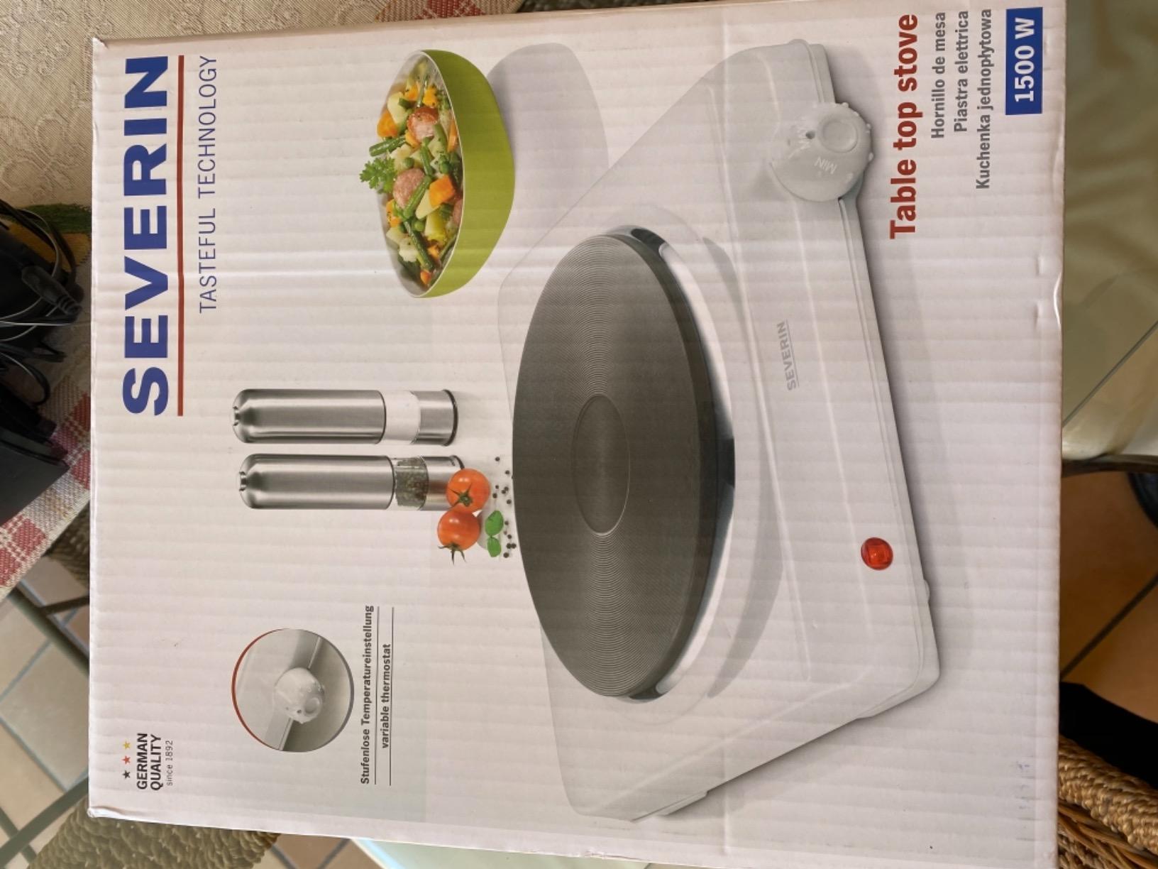 Severin DK 1091 fornello elettrico bianco 1500 W 18 cm