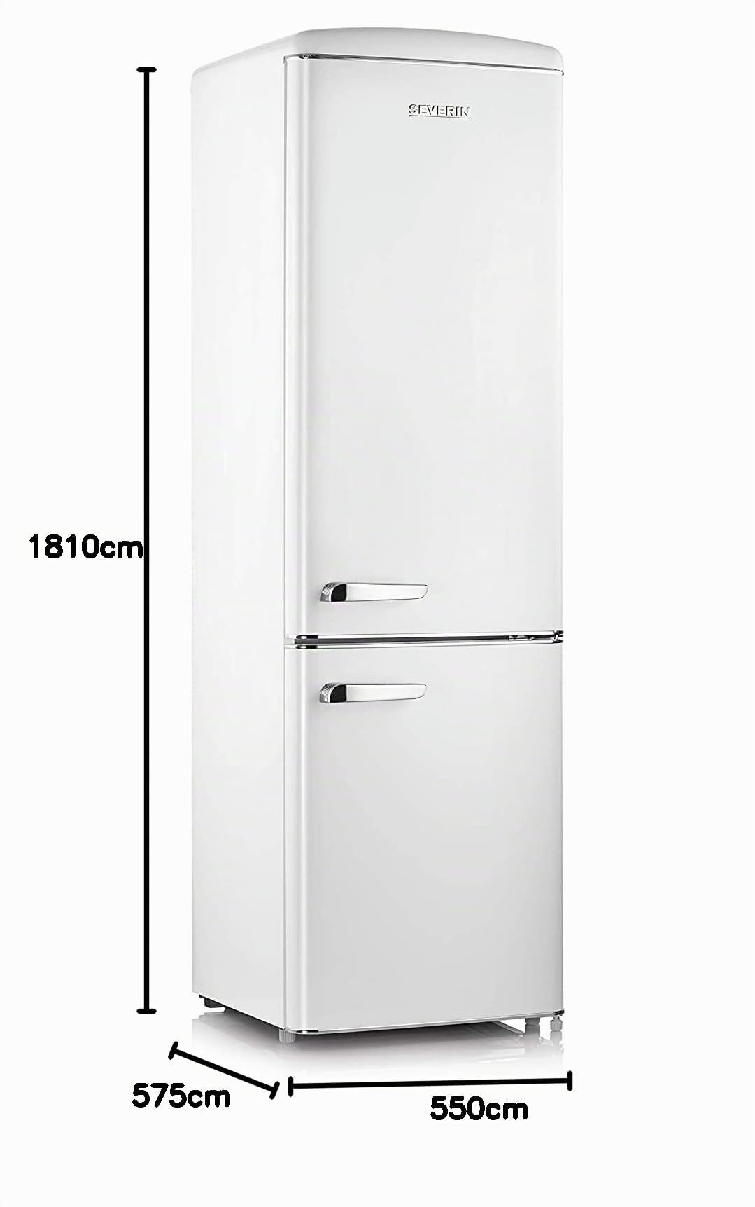 Severin RKG 8925 Frigorifero Combinato Retro Bianco 244 L