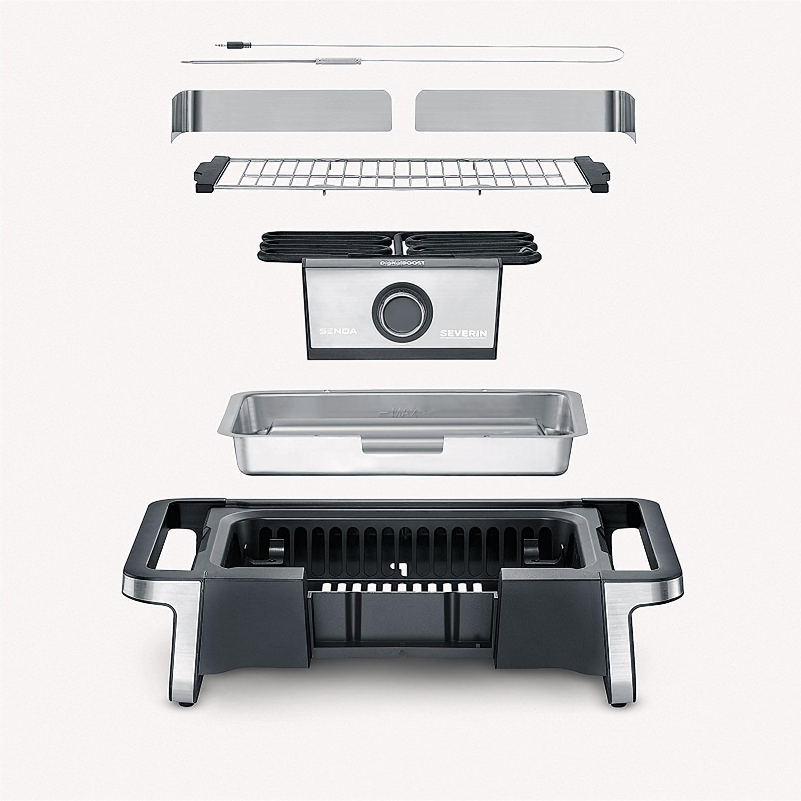 Severin Senoa PG 8114 Barbecue Elettrico 500°C 3000W