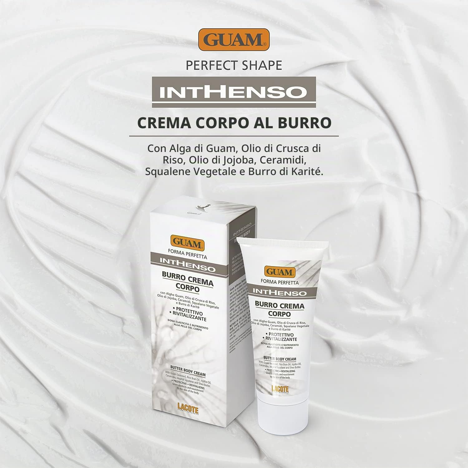 Guam Inthenso Burro Crema Corpo 150 ml Protettivo
